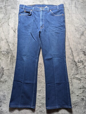 Vintage Levi's 517 Bootcut Jeans Men's Size 38x30 Dark Wash | eBay