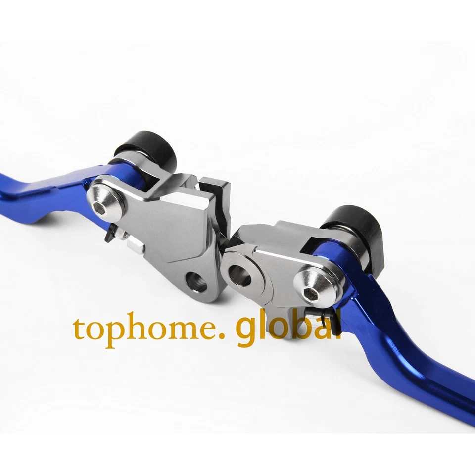 For Yamaha YZ426F YZ450F 2009-2021 Pivot Brake Clutch Levers Blue CNC 2016 2019 Foto 2 de 4