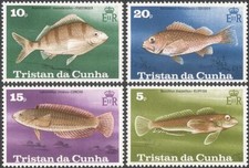Tristan da Cunha 1978 Fish/Marine/Nature/Wildlife/Environment 4v set (n44975)