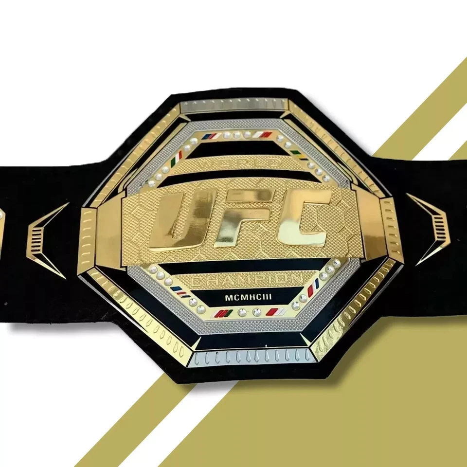 Cinturón de título réplica campeón mundial UFC Legacy Championship 2 mm latón adulto Foto 2 de 4
