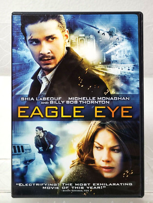 Eagle Eye (DVD, Widescreen, 2008) Shia LaBeouf, Michelle Monaghan