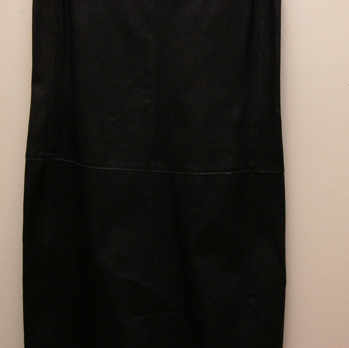 black leather t shirt dress The Dark Long Loose T-Shirt Dress