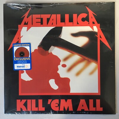 Metallica Kill em All Walmart Exclusive Red vinyl Heavy Metal