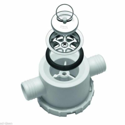 1'' Doppel Wasserabfluss Geruchsverschluss Siphon Spüle Stöpsel Ablauf 25mm Smev