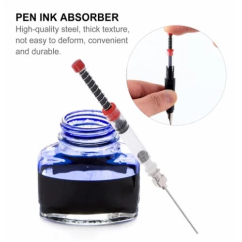 3pcs/6pcs Fountain Pen Ink Cartridge Converter Filler Ink Pen Syringe Too$h