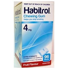 Habitrol Nicotine Gum 4mg FRUIT 960 pieces 10 boxes FRESH 06/2026