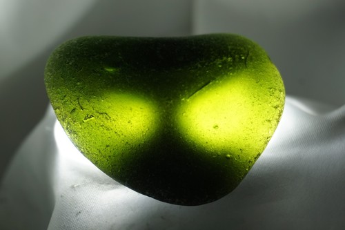 Black Sea Glass - 48g RAREST OLDEST Pirate 1800s Key West, Florida, USA #key22