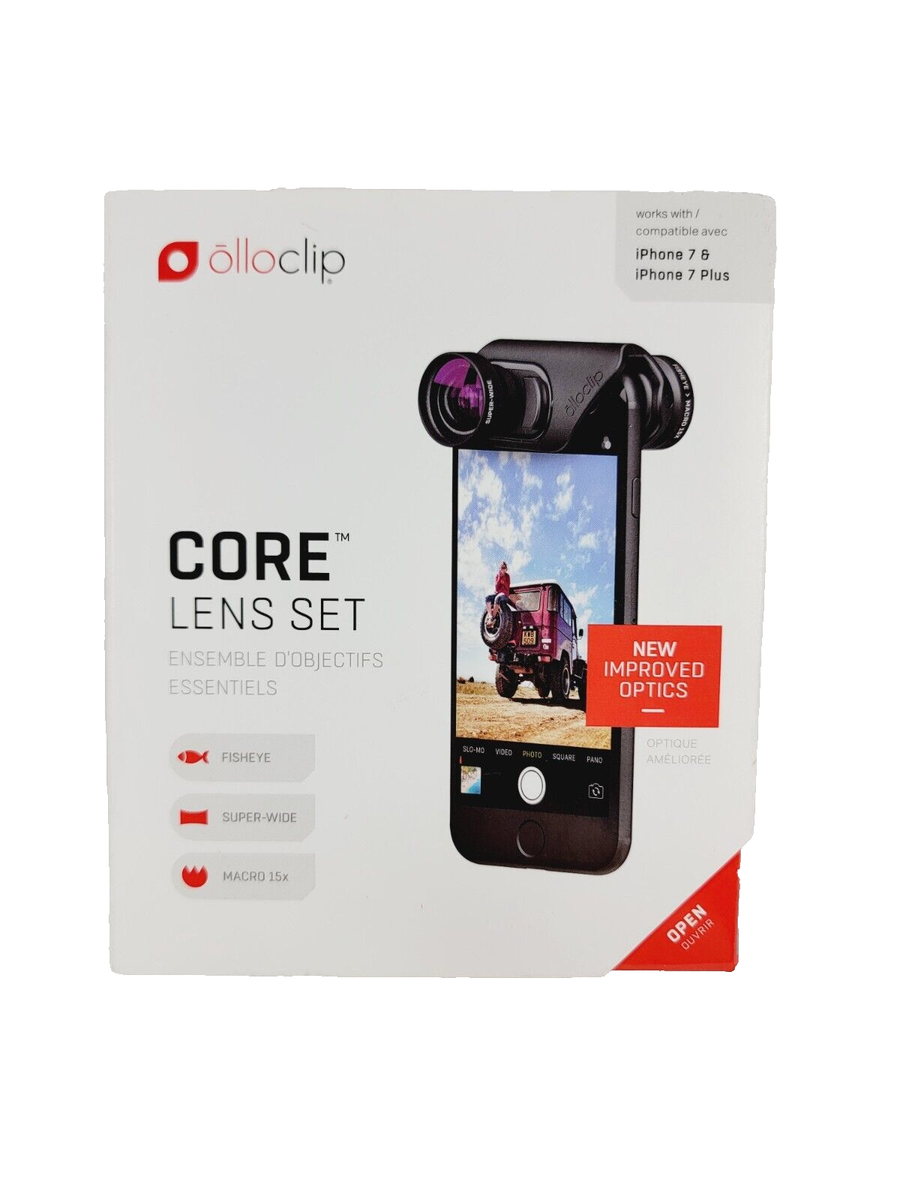 olloclip Core Lens Set for Apple iPhone 7, Plus, and Plus