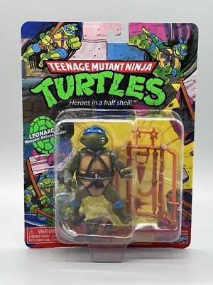 LEONARDO figure TMNT Teenage Mutant Ninja Turtles CLASSIC BASIC Playmates - READ