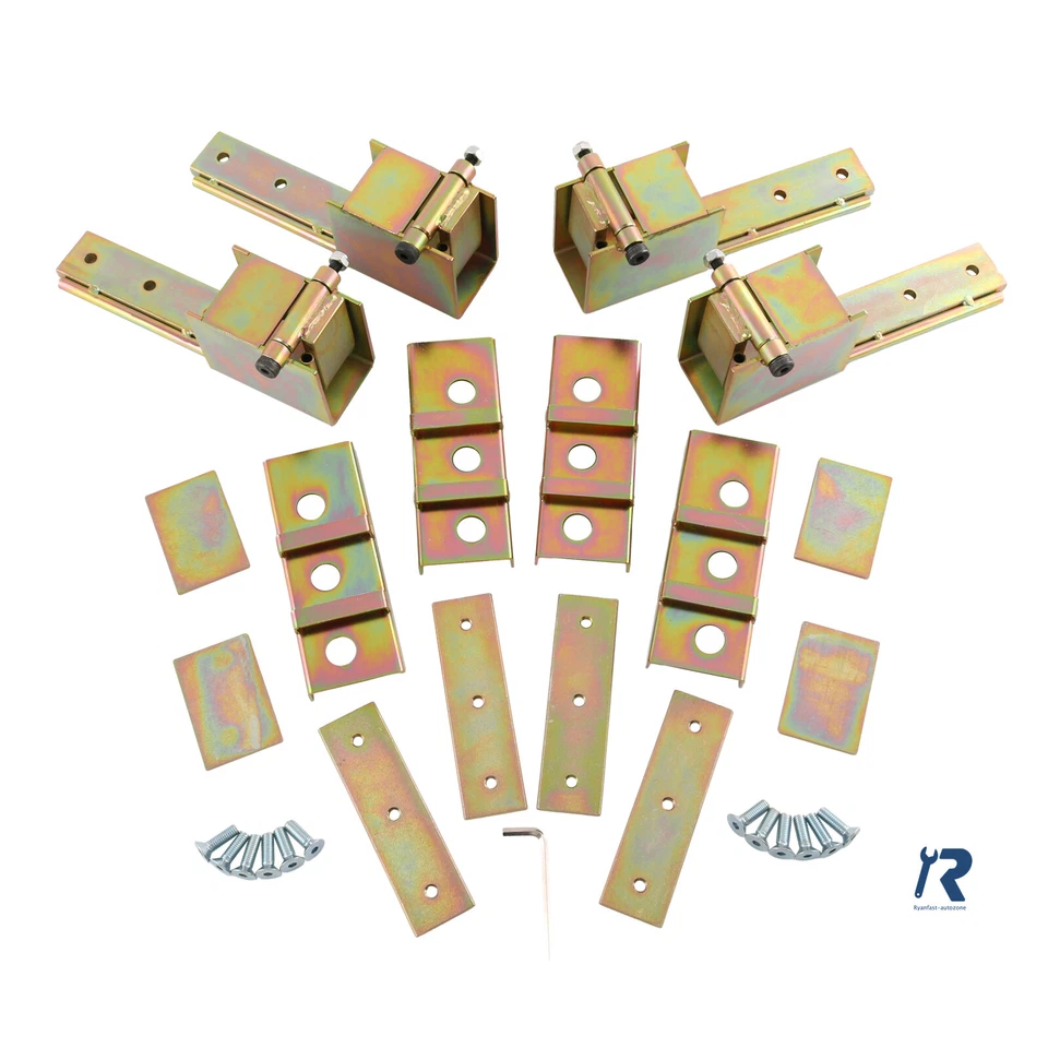 2 Door Rat Rod Weld Four Suicide Door Heavy Duty Hidden Hinges - Image 4 of 4