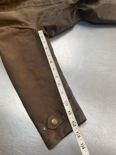 Children’s Barbour Newmarket M Waxed Waterproof Country Jacket Wool Mix Lining - Picture 7 of 20