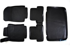 Kofferraumwanne + Gummimatten Set Passend Für Renault Clio 3 2005-2011