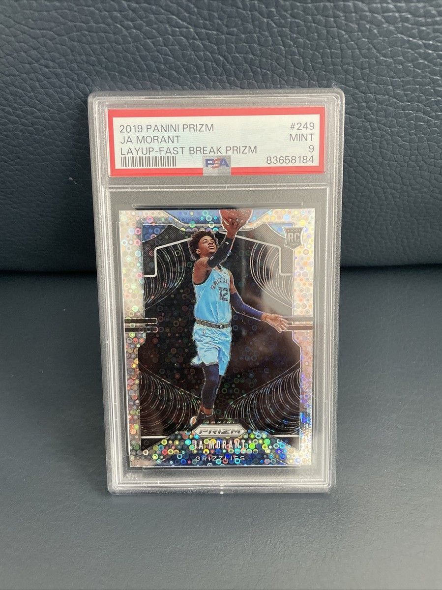 2019 Prizm ~Ja Morant~Fast Break Rookie Layup Variation PSA 9 