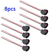 8 Fuel Injector Connector Wiring Plugs Clips EV6 EV14 USCAR Pigtail Cut & Splice