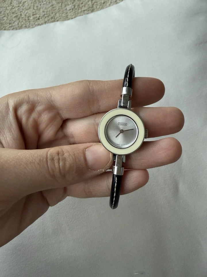 Reloj Coach Vintage Con 4 Biseles Intercambiables - Producto Ligeramente Usado En Caja Foto 2 de 4