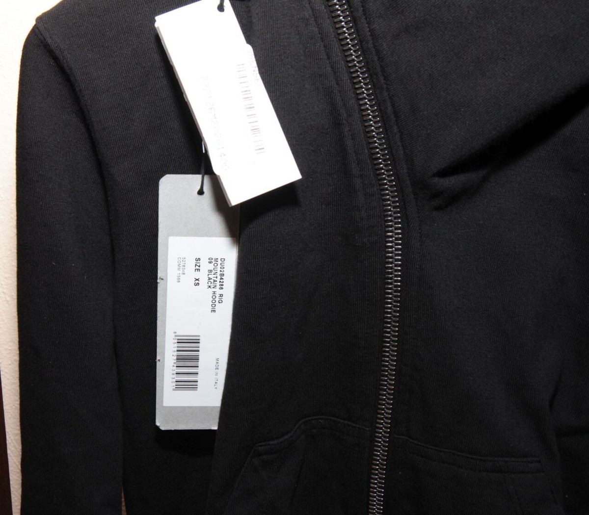 Rick Owens drkshdwマウンテンフーディーxs希少 確実正規品 NEW NWT Rick Owens DRKSHDW Mountain Hoodie XS Black Men | eBay