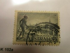 AUSTRALIA  Scott  144a,  SG  149a  (perf 11.5)  USED  Cat $32.50