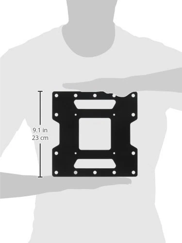 Adaptor Plate,for TV Mounts,8-3/4" W,Blk - Image 2 of 2