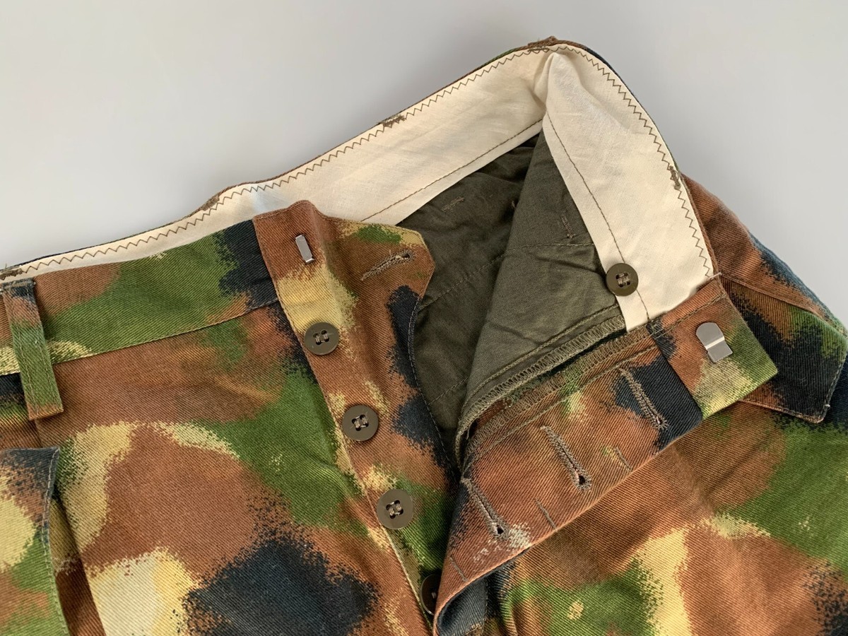 パンツ 60s vintage san marco camo overpants VTG Old Italian Spray Camo Trousers Pants COMSUBIN San Marco
