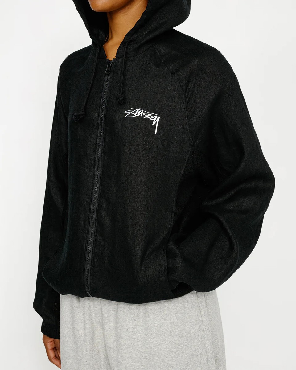 Stussy x Nike U NRG Linen Jacket Hoodie BLACK / LIGHT BONE Stussy x Nike U NRG Linen Jacket Hoodie BLACK / LIGHT BONE