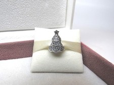 New NO BOX Pandora Twinkling Christmas Tree CZ Charm 791765CZ Holiday Winter