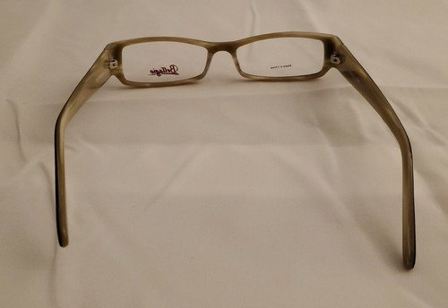 Bellagio B581 C-03 Rectangular Eyeglass Frames 50-17-135 BROWN Embellished - Picture 4 of 7