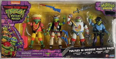 Teenage Mutant Ninja Turtles Mutant Mayhem Turtles in Disguise Pack