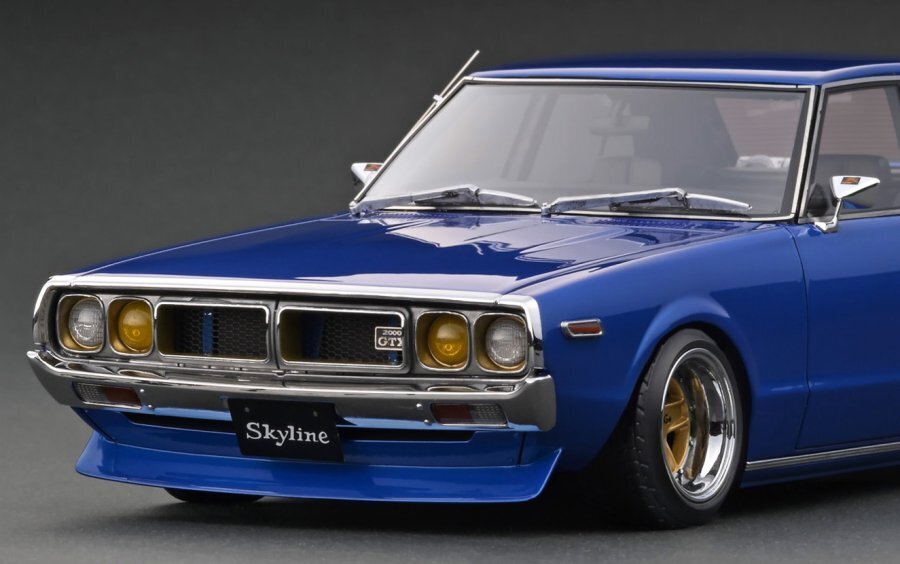 Ignition Model 1/18 Nissan Skyline Kenmeri 2000GT-X Blue