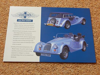 Morgan 4/4 1800 4-Sitzer Datenblatt - 1999/2000 (ohne Abgasdaten)