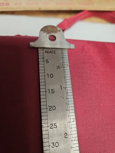 Vintage ● Lufkin Rule Co. ● 14 Inch Metal Ruler ● Pre-owned - Picture 8 of 10