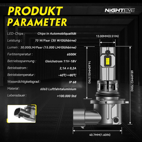 D2S H4 H7 H11 Mit Zulassung LED Scheinwerfer 15000LM Halogen Canbus fehlerfrei. - Bild 36 von 119