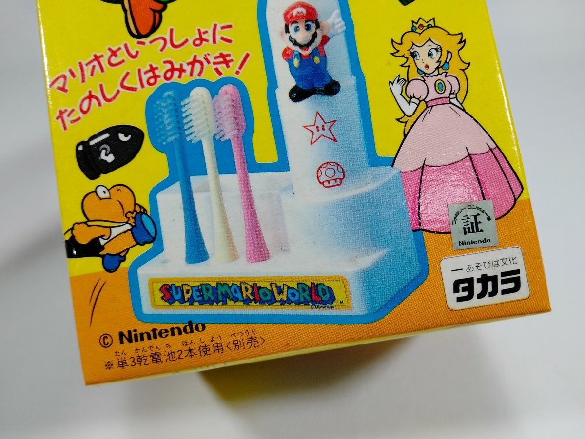 Super Mario World Electric Toothbrush Takara Nintendo Japan