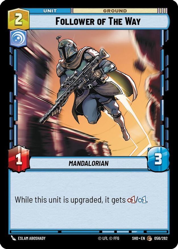 Star Wars Unlimited Follower of The Way (56/590) Shadows of the Galaxy NM
