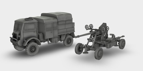 Bedford QLB mit 40-mm Bofors Geschütz WW2 Bausatz 3D Druck 1:87 - 1:35 - Picture 6 of 8