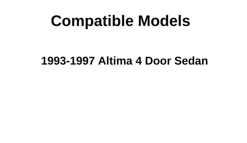 Fits 1993-1997 Nissan Altima 4 Door Sedan Driver Left Side Rear Vent Glass   Foto 2 de 4