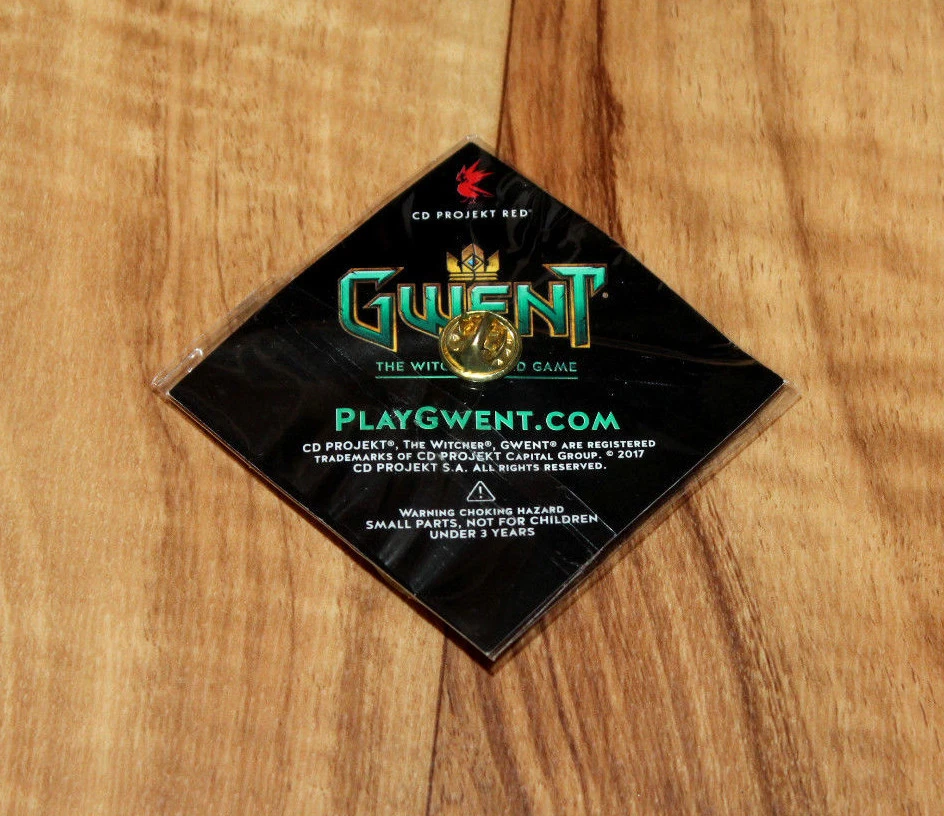 Gwent The Witcher 3 Deck Card Game Collectible Pin Northern Realms Gamescom 2017 - Image 2 of 3
