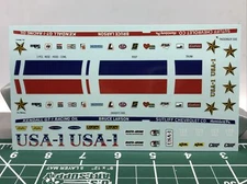FOB USA-1 Bruce Larson NHRA Vega Pro Stock DECAL SHEET 1:25 MPC LBR Model Parts