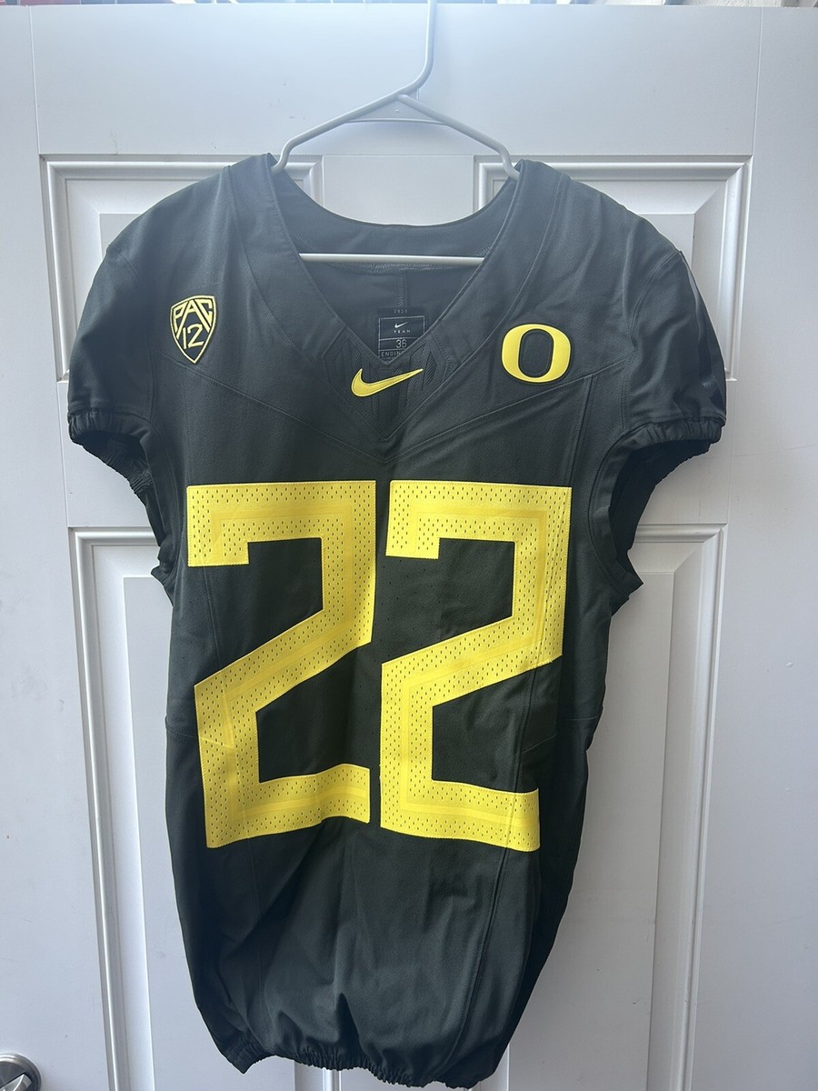 game worn oregon ducks football jersey