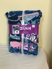 Disney Women Plus Stitch 3 Pc.Lounge Pajama set Socks Gift set Cozy Size XL