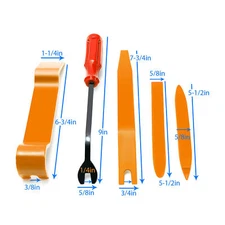 5 PCS Nylon Auto Trim Removal Tool Kit No-Scratch Car Dash Panel Tools