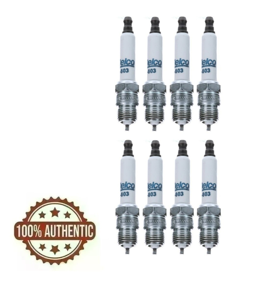 Genuine GM ACDelco Double Platinum Spark Plugs 41-803 Set Of 8