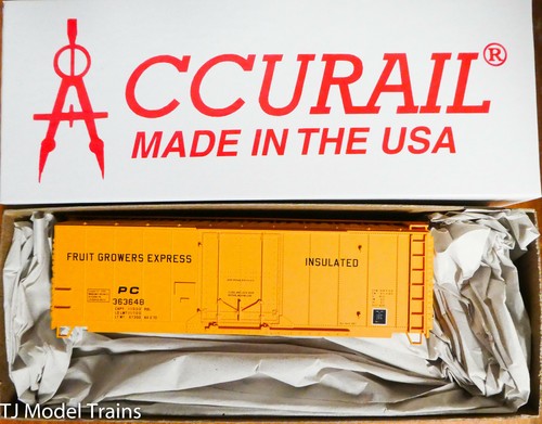 Accurail HO #3136 Penn Central/FGEX (Rd #363648) 40' vagón de carga de acero aislado  | Zustand: New
