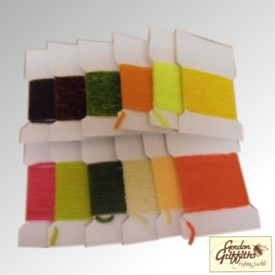 Wildleder Chenille Packung mit 12 Karten gemischte Farben Gordon Griffiths
