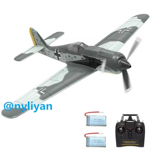 VOLANTEXRC FW190 RC Plane 2.4G 4CH 6 Axis EPP One Key Aerobatic TF Fighter - Picture 6 of 6