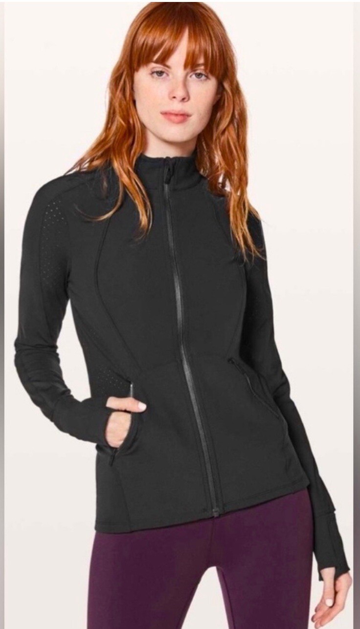 Lululemon Sleek Essentials Black Jacket Women’s S… - image 1