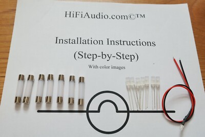 Kit LED Bleu Froid Pour Récepteur Marantz 2240 / 2240B (ampoules De Remplacement)