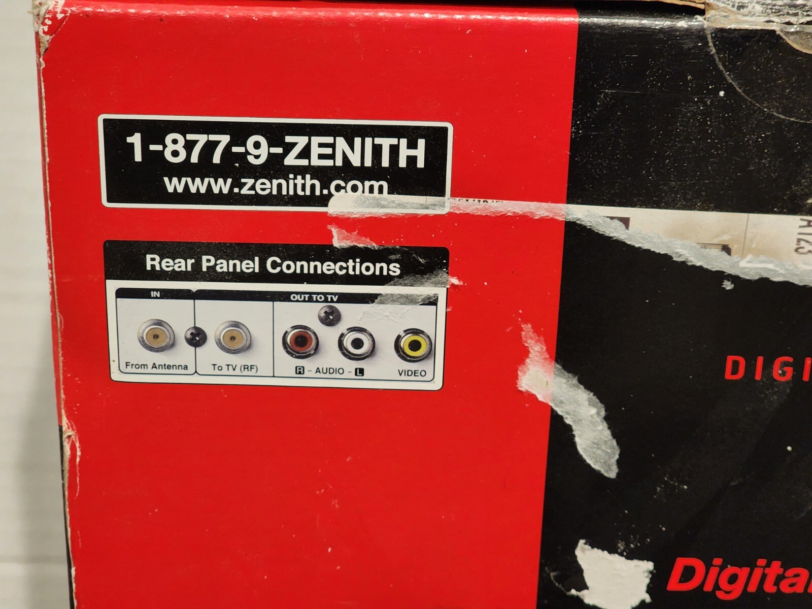 ZENITH Digital TV Tuner Converter Box/ DTT900 w/remote NEWOPEN BOX eBay