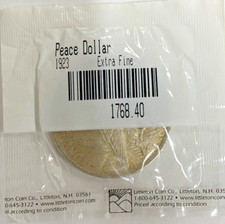1923 Peace Silver Dollar XF/EF Littleton Coin