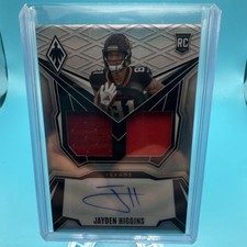 Panini 2025 Phoenix Rps Dual Rookie Patch Jayden Higgins Silver /149 Texans NFL
