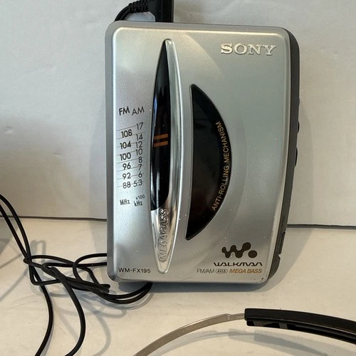 Vintage SONY Walkman WM-FX195 Cassette Player For Parts